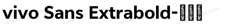 vivo Sans Extrabold字体转换